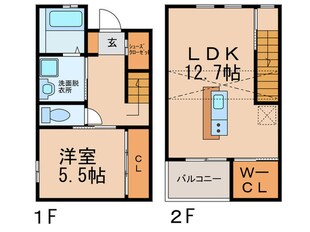 Ｍａｇｎｏｌｉａの物件間取画像